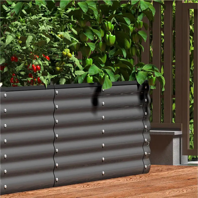 Durable Galvanised Steel Garden Bed