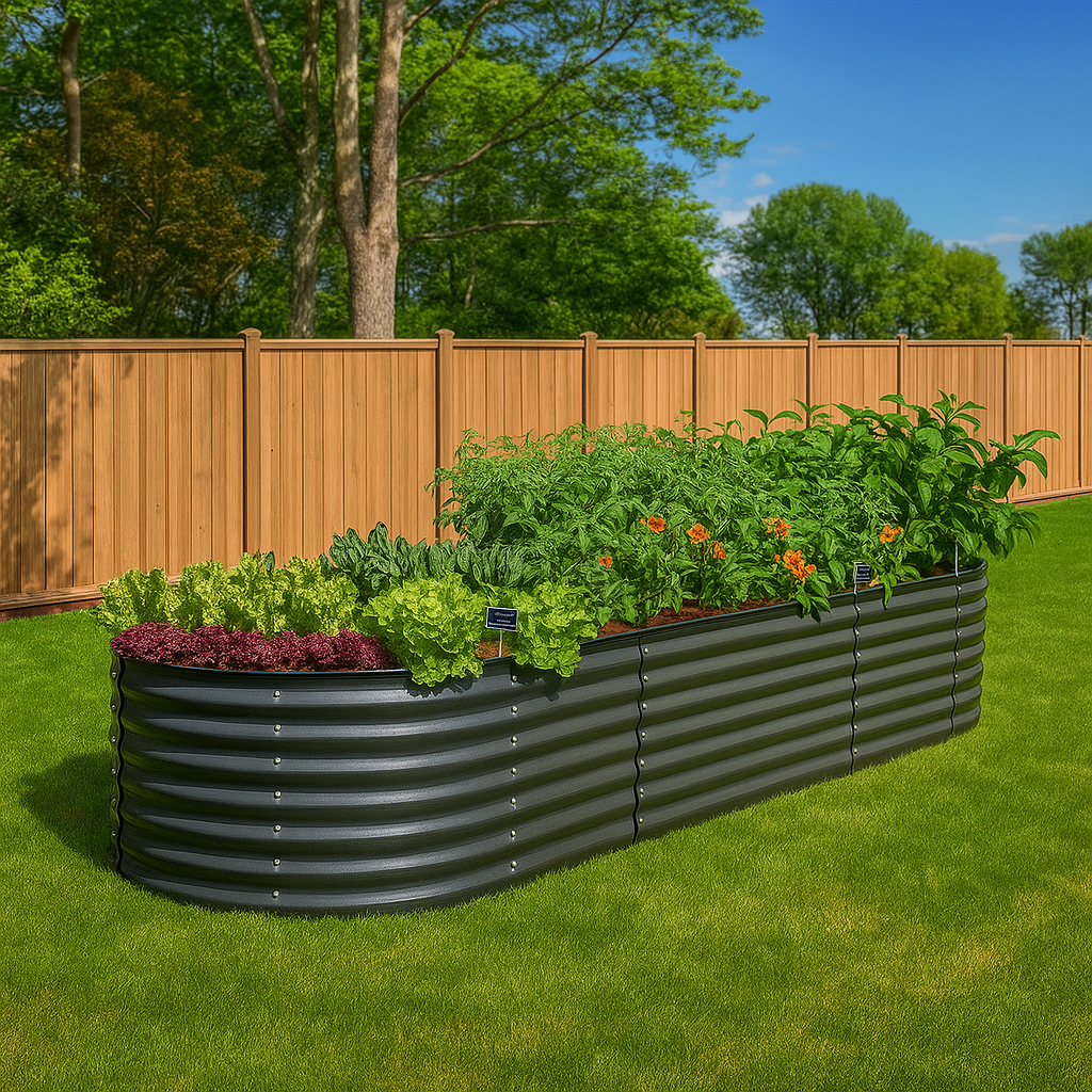 Durable Galvanised Steel Garden Bed