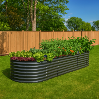 Durable Galvanised Steel Garden Bed