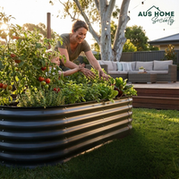 Durable Galvanised Steel Garden Bed