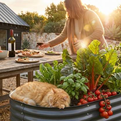Durable Galvanised Steel Garden Bed