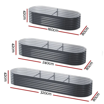 Durable Galvanised Steel Garden Bed